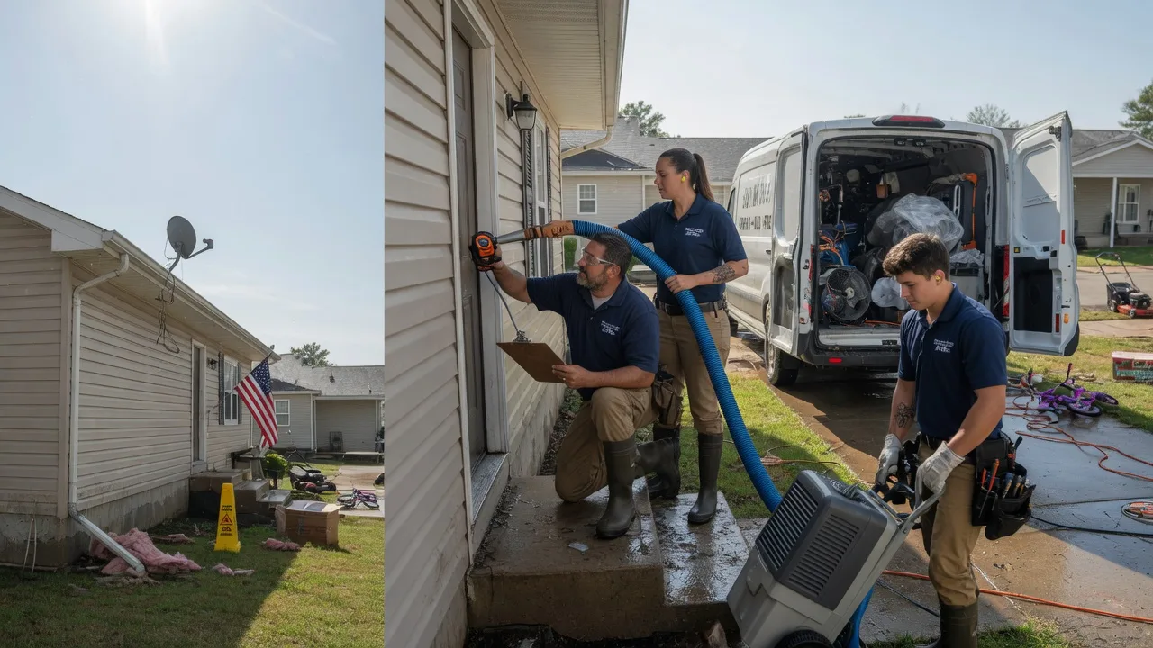 Ceiling Water Damage Restoration in Park Falls, WI near me